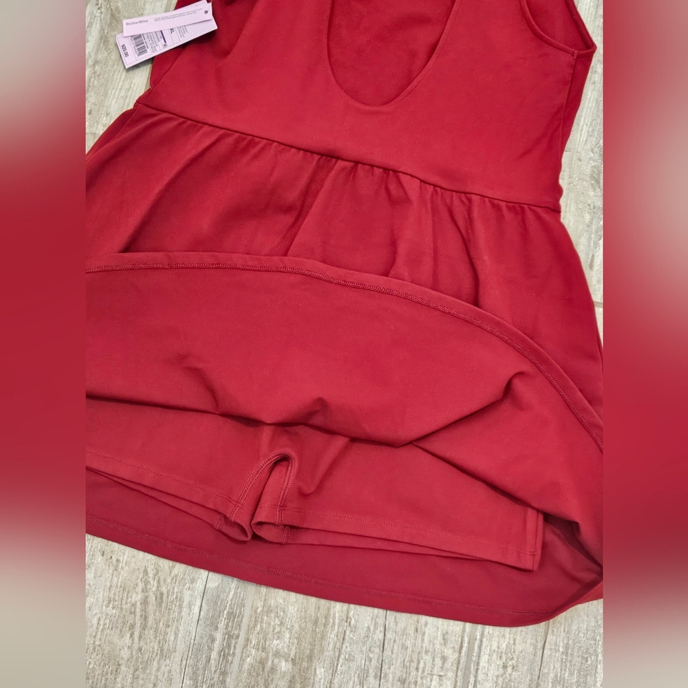 Wild Fable ButterBliss Boatneck Dress - Maroon - Picture 3 of 3